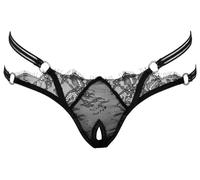 Ropa interior erótica de cuero y látex para mujer marca you2toys Riostring ouvert S/M