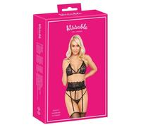 Beso - Conjunto de sujetador con tirantes (negro)