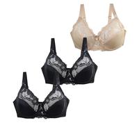 Ropa interior femenina 36/80 38/85 40/90 42/95 44/100 46/105 sujetador de copa sexy de encaje para mujer, lencería en tallas grandes y conjunto, P, 80D