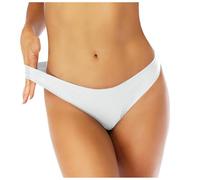 Ropa interior femenina Pantalones fisiológicos Pantalones bordados para mayor comodidad Transpirabilidad en la vida cotidiana, Blanco, XL