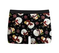 Ropa Interior Festiva De Navidad para Hombre Calzoncillos De AlgodóN con DiseñO NavideñO Calzoncillos EláSticos Divertidos para Hombres Ropa Interior CóModa De Navidad