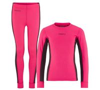 Ropa interior funcional para niños Craft CORE Dry Baselayer Junior Talla infantil: 110 / Color: rosa