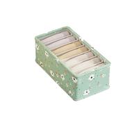 Ropa interior gabinete cajón organizador calcetines ropa caja de almacenamiento ropa(Green7 Grids)