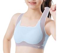 Ropa interior juvenil para niñas, sujetador sin costuras, sujetador deportivo, entrenamiento, blanco, sujetador adolescente, camisola, estilo ligero, sin costuras, ropa interior cálida para niños