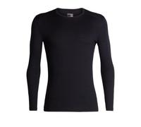 Ropa interior masculina Icebreaker Merino 200 Oasis LS Crewe (Negro)