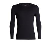 Ropa interior masculina Icebreaker Merino 200 Oasis LS Crewe (Negro)