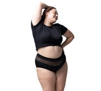 Ropa interior menstrual nocturna Goat Union para mujer: bragas absorbentes para flujo abundante, tiro alto, talla extra peque a (2 pares)