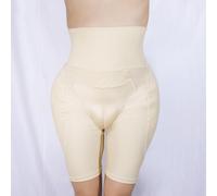 Ropa interior moldeadora para hombre diseñada para suavizar la silueta con gaff y ocultación de dedos de camello para travestis y personas transgénero (4XL Nude)