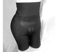 Ropa interior moldeadora para hombre diseñada para suavizar la silueta con gaff y ocultación de dedos de camello para travestis y personas transgénero (talla L, negro)