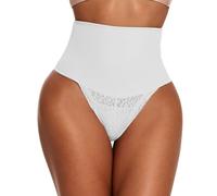 Ropa interior moldeadora para moda y comodidad. Diseño de encaje para uso diario. Pareja perfecta de camisetas para toda la temporada. Tamaño detallado para, Blanco, M