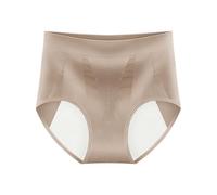 Ropa Interior Mujer 2026 Bragas Menstruales Mujer Con Salida Lateral, Ropa Interior, TRES Ampliadas En La Ropa Interior Periódica Bragas Abdomen Camino Sin Costuras, caqui, M