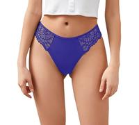 Ropa Interior Mujer Sexy - Lencería Sexy para El Hogar Ropa Interior para Relajarse Conjunto De Braguitas con Espalda En T Ideal para Todas Las Estaciones Ideal para Tardes Y Citas (Dark Blue S)