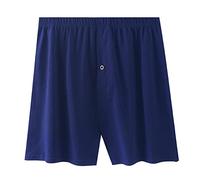 Ropa interior para hombre de algodón Arrowhead Loose Plus Size Pants Pijamas Shorts. Calzoncillos bóxer para hombre retro, marine, L