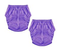 Ropa Interior Para La Incontinencia En Adultos, Pañales Tipo Braguita Para Personas Mayores, Para La Conducción De Larga Distancia, La Natación En Verano, Morada2PCS,XL