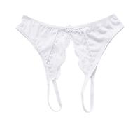 Ropa interior para mujer 2026 Tanga de archivo abierto transparente frontal trasero abierto archivo encaje borde cintura baja bragas abdomen calzoncillos pantys abdomen camino ropa interior de algodón