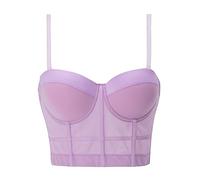 Ropa interior para mujer, diseño de espiga, sexy, ajustada, cómoda y transpirable, con cierre de corpiño, a, S