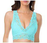 Ropa Interior Para Percha En La Espalda Bustiers Mujer, azul claro, M