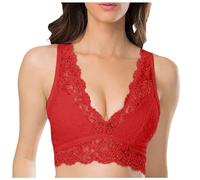 Ropa Interior Para Percha En La Espalda Bustiers Mujer, rojo, L