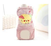 Ropa Interior para Prevenir El Acoso A Perros Domésticos Perras Pequeñas Y Medianas Pañal Fisiológico con Tirantes Ajustables(Grapefruit Pink,S)