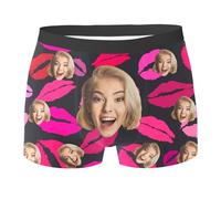 Ropa Interior Personalizada con Cara Personalizada para Hombres Ropa Interior Personalizada para Novios Tangas Dibujos