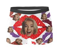 Ropa Interior Personalizada con Cara Personalizada para Hombres Ropa Interior Personalizada para Novios Tangas Dibujos