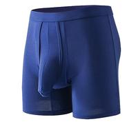 Ropa interior sexy para hombre, diseño de elefantes, tanga, regalo sexy 2025, azul oscuro, M