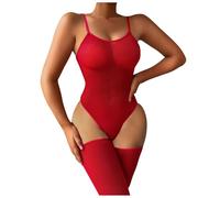 Ropa interior sexy y cómoda para mujer para seducción y confianza diaria, rosso, S