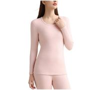 Ropa Interior térmica para Mujer con Forro Polar Grueso, Capa Base, Parte Superior e Inferior, Conjuntos de Calzoncillos Largos cálidos de Invierno para Clima frío.