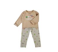 Ropa Interior térmica para niñas Conjunto de Camiseta y Pantalones Largos Ropa de casa Infantil abrigadora y cómoda Prendas para bebés y niños pequeños Temporada otoño Invierno (Khaki, 10-11 Years)