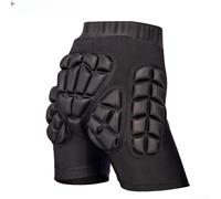 Ropa interior transpirable para bicicleta con almohadillas para los glúteos para ciclismo y patinaje, pantalones cortos acolchados de EVA que absorben los golpes, unisex, XL (protector de cadera)