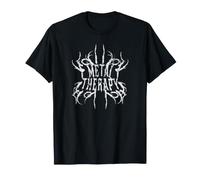 Ropa Metal Therapy - Metalero Hombre Mujer Dark Death Outfit Camiseta