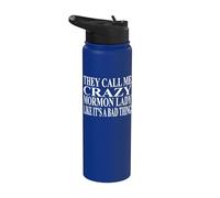 Ropa mormona | Gran diseño divertido de los mormones Stainless Steel Insulated Water Bottle