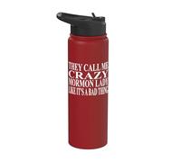 Ropa mormona | Gran diseño divertido de los mormones Stainless Steel Insulated Water Bottle