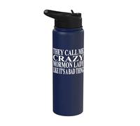 Ropa mormona | Gran diseño divertido de los mormones Stainless Steel Insulated Water Bottle