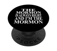 Ropa mormona | Lindo diseño Divertido de mormones PopSockets PopGrip Adhesivo