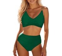 Ropa Mujer Bikinis Bikini Cintura Alta Mujer Tanga Trajes De Baño Bandeau Braga Reductora Push Up Sin Tirantes Blanco Fatos Banho Mulher Triangulo El Chico Que Me Gusta No Es Un Viquinis Talla Grande