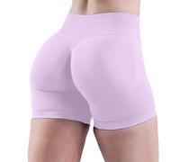 Ropa Mujer,High Waist No Front Seam Soft Hidden Butt Scrunch Shorts Yoga Workout Gym Shorts Calcetines De Dedos Yoga.