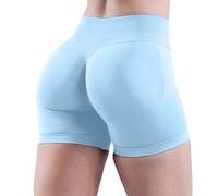 Ropa Mujer,High Waist No Front Seam Soft Hidden Butt Scrunch Shorts Yoga Workout Gym Shorts Calcetines De Dedos Yoga.