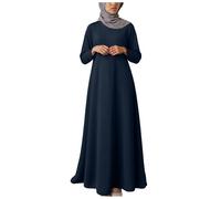 Ropa musulmana mujer de gran tamaño primavera trajes de oración ropa de oración Hajj Hijab vestido árabe de manga larga Abaya traje de Ramadán suelto suave vestido maxi vestido de verano