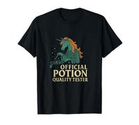 Ropa Oficial de fantasía de Unicornio probador de Calidad de poción Camiseta