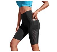Ropa Padel Mujer, Talla Grande 2023 Antirozaduras Pantalones Cortos Push Up Yoga Jogging Vaqueros Cortos Deporte Ciclista Leggins Deportivos Sin Costura Pantalon Corto Mallas Verano