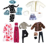 Ropa para 29cm Muñecas, Lance Home 5 Conjuntos Moda Abrigo de otoño Felpa de Invierno Vestidos Pantalones Zapatos Sombrero Rompevientos para 29cm Muñecas Accesorios Estilo Aleatorio