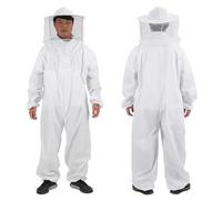 Ropa para apicultores Traje de apicultor algodón, guantes profesionales cuerpo entero, sombrero, chaqueta, traje protector, equipo apicultura(XL 170-175cm)