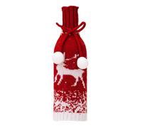 Ropa para botella de vino, decoración de botella de vino de Papá Noel, muñeco de nieve, suéter decorativo para botella de vino festiva para el hogar, hotel, restaurante, , tienda de vinos, Estilo