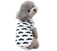 Ropa para cachorros, abrigo polar para mascotas, suéter para perros, ropa de abrigo de forro polar de dos patas suave trajes de invierno para perros pequeños y