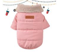Ropa para cachorros - Relleno de poliéster - Abrigo de invierno para perros | Perrito acolchado con cremallera - Chaleco cálido de 185 g, tela suave que garantiza que las mascotas pequeñas durante los