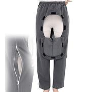 Ropa para el cuidado del paciente, pantalones para pacientes con cremallera, fáciles de usar y quitar, para postrado en cama durante mucho tiempo, silla de ruedas, fractura, discapacidad, ancian