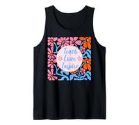 Ropa para enseñar, amar, inspirar para mujeres, profesores, educadoras Camiseta sin Mangas