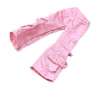 ＡＷＨＡＯ Ropa para Figuras de Acción Femeninas a Escala 1/12, de Alta Moderno, Accesorio de Moda Fácil de Usar, Accesorio Fotográfico, Pantalón Cargo Rosa