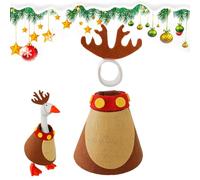 Ropa Para Figuras De Animales | Accesorios De Disfraz Para Estatuas Navideñas De 7 Cm,Decoración De Terciopelo Ligero Para Oficina Chimenea Estantería | Para Maestros Estudiantes Colegas Estante Chime